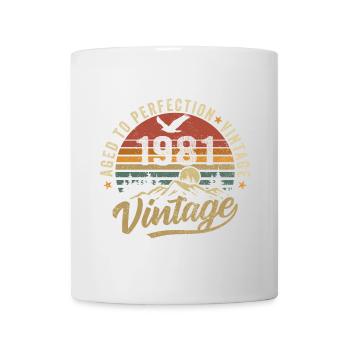 Vintage 1981 Born Legend Birthday Gift - Mug - white - Front
