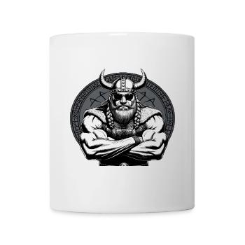 Mythologie nordique Viking Guerrier Valhalla - Mug blanc - blanc - Devant