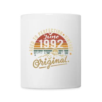 Anniversaire Juin 1992 Juin 1992 Juin 1992 - Mug blanc - blanc - Devant
