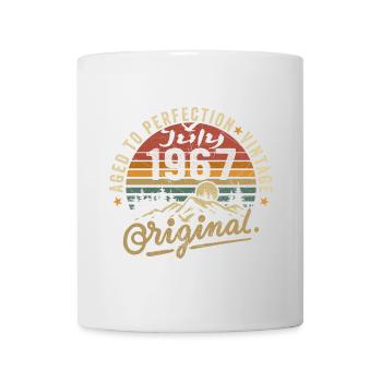 Juillet 1967 Juillet 1967 Anniversaire Juillet 1967 - Mug blanc - blanc - Devant