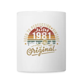 July 1981 July 1981 birthday july 1981 - Mug - white - Front