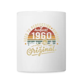 Anniversaire 1960 Millésime Août 1960 Cadeau 1960 - Mug blanc - blanc - Devant