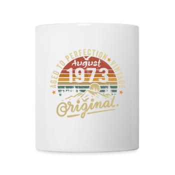 Anniversaire 1973 Millésime Août 1973 Cadeau 1973 - Mug blanc - blanc - Devant