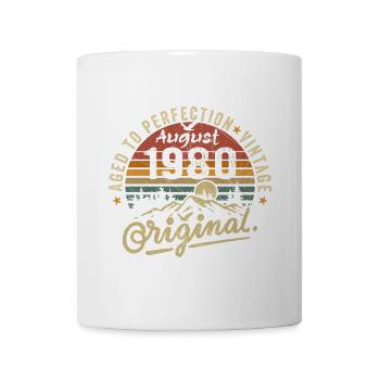 Birthday 1980 Vintage August 1980 Gift 1980 - Mug - white - Front