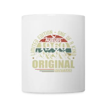 August 1960 Birthday August 1960 Vintage August - Mug - white - Front