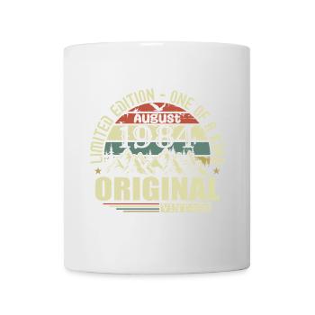 August 1984 birthday august 1984 vintage August - Mug - white - Front
