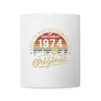 september 1974 anniversary september 1974 september - Mug - white - Front