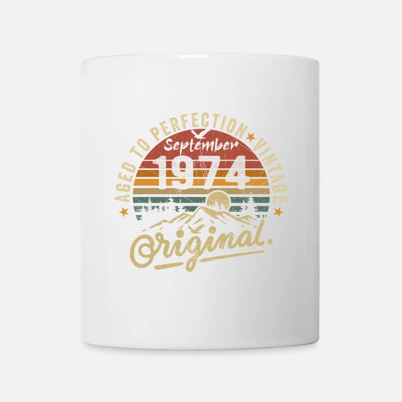 september 1974 Jahrestag september 1974 september - Tasse - Weiß