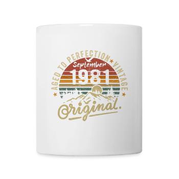 september 1981 anniversary september 1981 september - Mug - white - Front