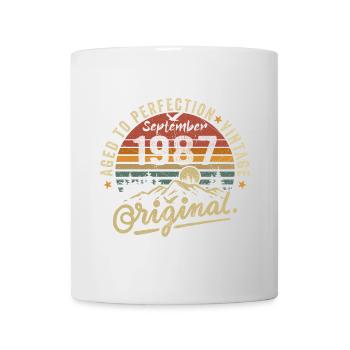 september 1987 anniversary september 1987 september - Mug - white - Front