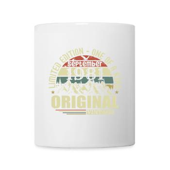 Birthday September 1981 Limited Edition Legend - Mug - white - Front