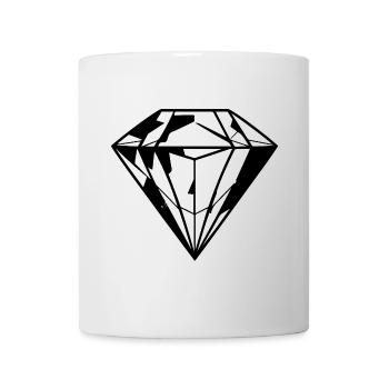 Diamant Symbol - Tasse - Weiß - Vorne