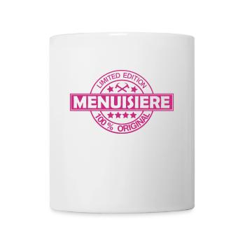 menuisiere limited edition logo.svg - Mug blanc - blanc - Devant