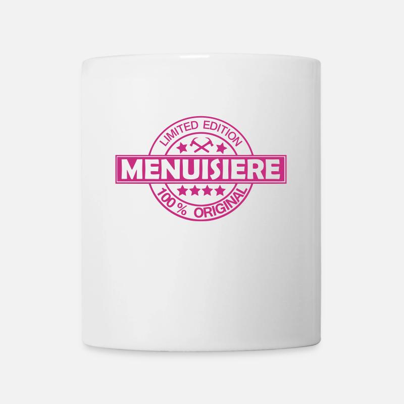 menuisiere limited edition logo.svg - Mug blanc - blanc