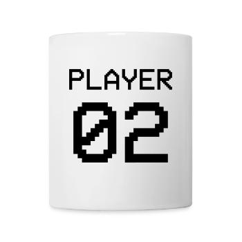 Player 02 Paar Nerd Geek - Tasse - Weiß - Vorne