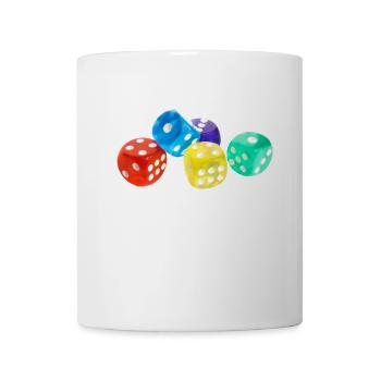 STELLA by Steffi bunte würfel - Tasse - Weiß - Vorne