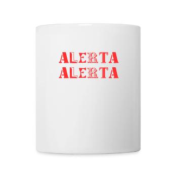 ALERTA ALERTA ROUGE - Mug blanc - blanc - Devant