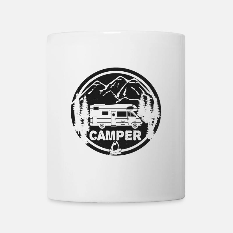 Wohnmobil CAMPER - Tasse - Weiß