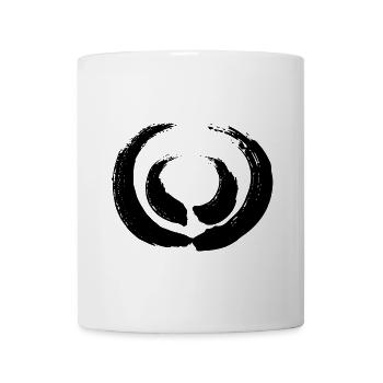 Marker Gewaff Schwarz - Tasse - Weiß - Vorne