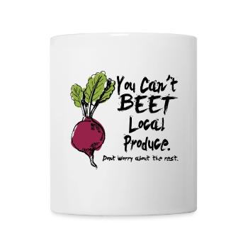 You cant beet Quote - Mug - white - Front
