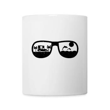 Roof tent sunglasses | Camping Camper | gift - Mug - white - Front
