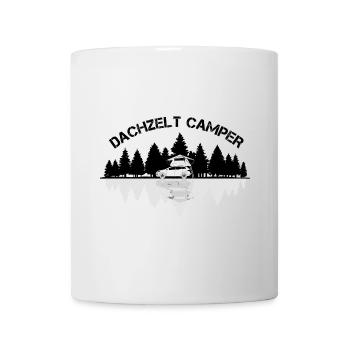 Dachzelt Camper Geschenkidee Weihnachten - Tasse - Weiß - Vorne