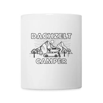 Dachzelt Camper Autodachzelt Klappdachzelt - Tasse - Weiß - Vorne