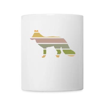 waldbewohner fuchs aus dem wald fuchs-sunset - Tasse - Weiß - Vorne