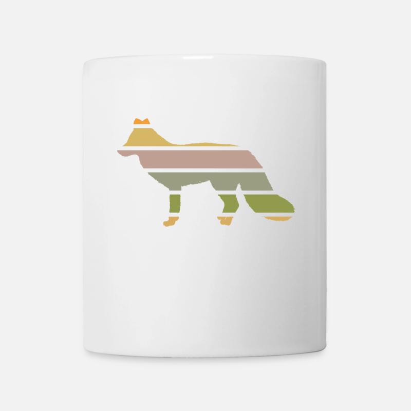 waldbewohner fuchs aus dem wald fuchs-sunset - Tasse - Weiß