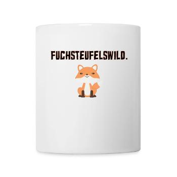 Fuchsteufelswild Lustig Fuchs Geschenk - Tasse - Weiß - Vorne