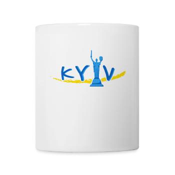 UKRAINE "hauptstadt kiew" slava ukraini Kyiv - Tasse - Weiß - Vorne