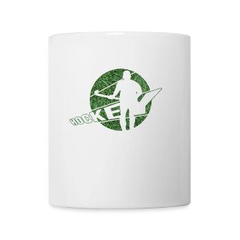 Hockey Field Hockey Artificial Turf Hockey Player - Mug - white - Front