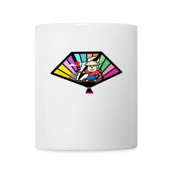 Japan Samurai Ninja Hamster Sword Fan Asia - Mug - white - Front