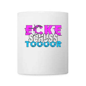 Feldhockey Hockeyspruch Hockeyfan Maskottchen - Tasse - Weiß - Vorne