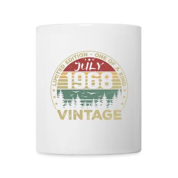 Cadeau D'anniversaire Juillet 1968 Vintage 1968 - Mug blanc - blanc - Devant