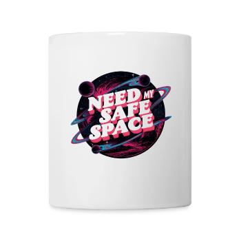 J’ai besoin de mon espace sûr, d’un espace libre - Mug blanc - blanc - Devant