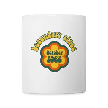 Legendary since October 1962 Geburtstag Retro - Tasse - Weiß - Vorne