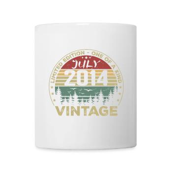 Geburtstagsgeschenk Juli 2014 Jahrgang 2014 - Tasse - Weiß - Vorne