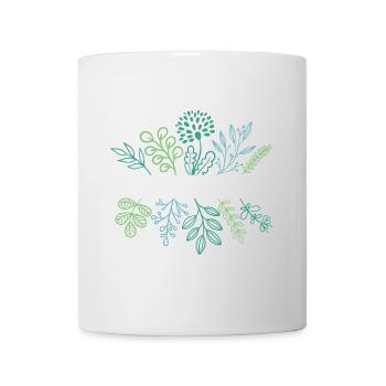 no rain no flowers - Tasse - Weiß - Vorne