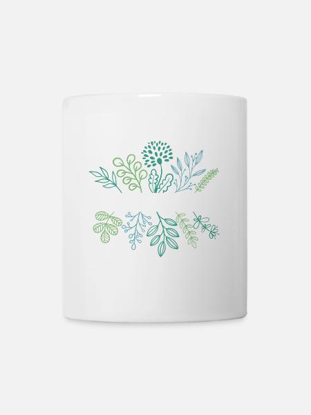 pas de pluie, pas de fleurs - Mug blanc - blanc