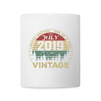 Juli 2019 Geburtstagsgeschenk Jahrgang 2019 - Tasse - Weiß - Vorne