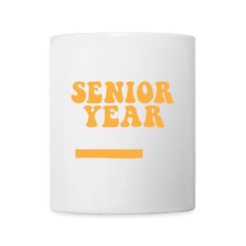 Classe de 2025 Année senior Chargement Future High - Mug blanc - blanc - Devant