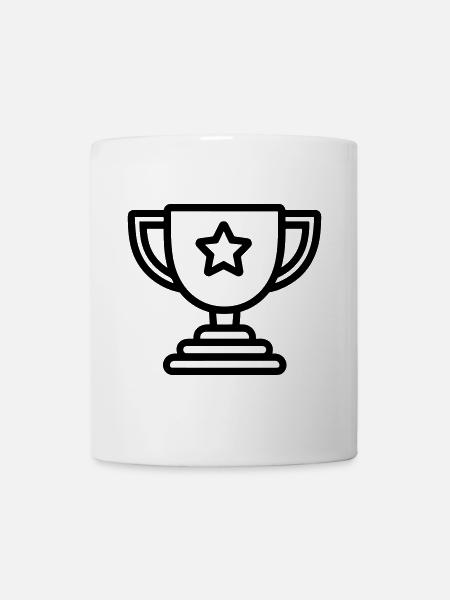 Trophäe - Tasse - Weiß