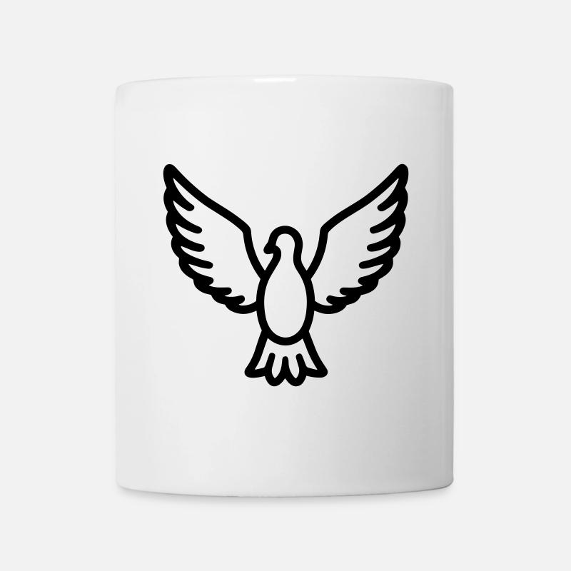Taube - Tasse - Weiß