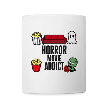 Horror Movie Addict - Tasse - Weiß - Vorne