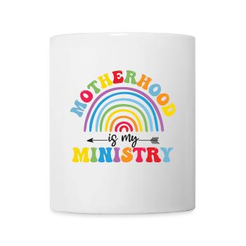 La maternité est mon ministère - Mug blanc - blanc - Devant