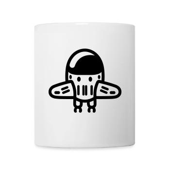 flying saucer - Mug - white - Front