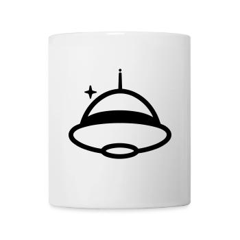 flying saucer - Mug - white - Front