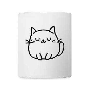 Katze - Tasse - Weiß - Vorne