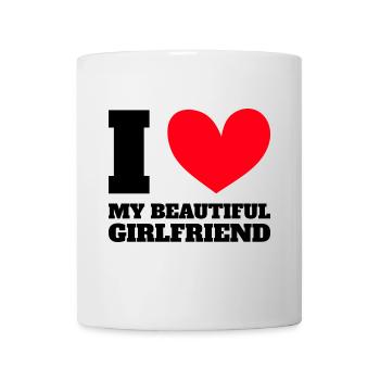 Paare Liebe Herz Freund Geschenkidee Beziehung - Tasse - Weiß - Vorne